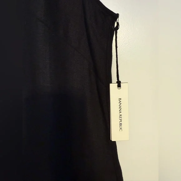 BANANA REPUBLIC Linen V-Neck Maxi Dress NWT - M - Picture 7 of 16